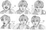 SCHOOL ASSIGNMENT (2023): We were tasked to draw ourselves in different expressions.