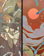 ZINE PROJECT: I contributed to a Shuake (Persona 5) zine (@fantasyakeshu on X) as one of the merchandise and illustraton artists.