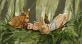 Original Concept Art: Leon and the Forest Animals [rhododendron]